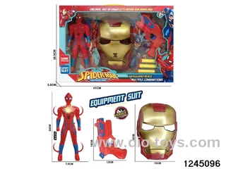 Heroes & ironman mask & EVA bullet gun
