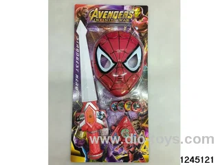 spider sword with launcher and mask