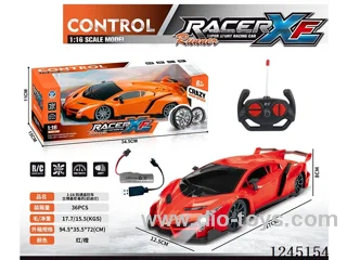 27MHZ 1:16 4ch RC car Lamborghini Poison with light (included battery)2 colors