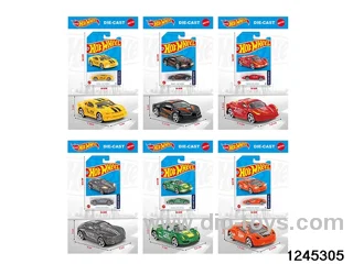 1:64 free wheel metal car (6 style random mix)
