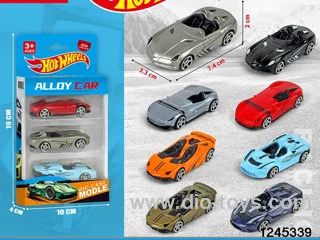 1:64 free wheel metal car (3 style random mix)