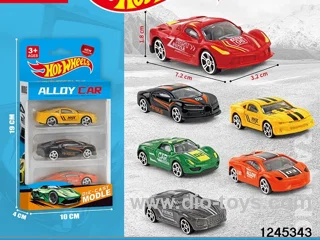 1:64 free wheel metal car (3 style random mix)