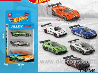 1:64 free wheel metal car (3 style random mix)