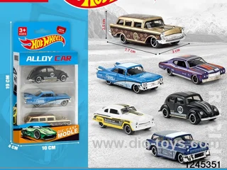 1:64 free wheel metal car (3 style random mix)