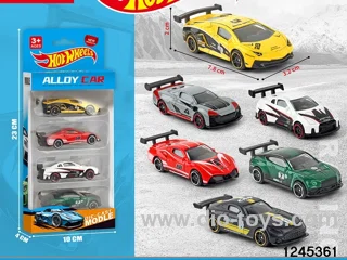 1:64 free wheel metal car (4 style random mix)