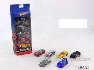 free wheel alloy car 6 mixed