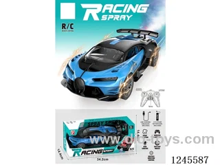 2.4GHZ 5ch RC Bugatti Racing Car with spray included battery