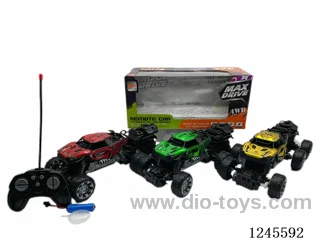1:16 RC alloy 5ch 6-wheeled rc car with light/spray (27MHz)included battery