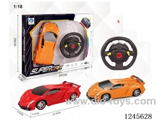 1:18 4ch RC Car Lamborghini Poison (Forward Lights) not included battery