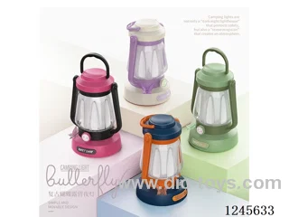 Retro Butterfly Camping Night Light/Table Lamp - USB Charging/4 Light Settings/Stepless Dimming/Breathing Light