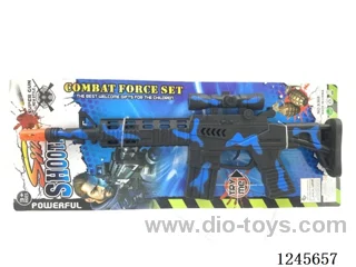Camouflage blue flint gun