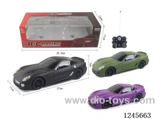 1:16 4ch RC car with light included battery 3 colors