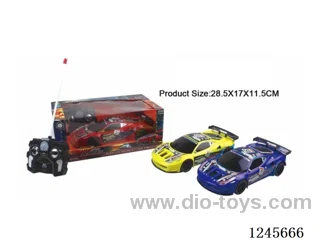 1:18 4ch RC car with light included battery 3 colors