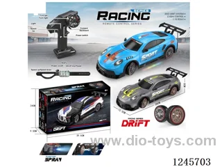 2.4G RC drift car with light/spray included battery