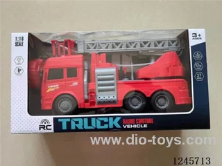 Four-key RC water spray fire truck W L/M not included battery