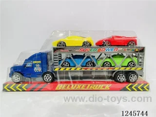 inertia truck tractor with 4 inertia sports car