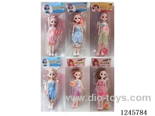 12-inch Large Doll (30cm) with Joints & 3D Big Eyes