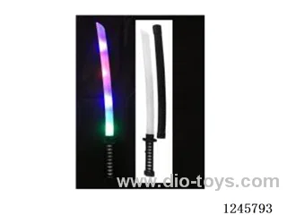 White Samurai Sword with light