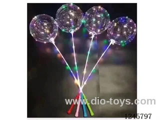 Handle Pop Ball Glow Toys