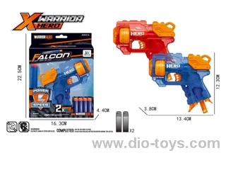 Manual single shot soft ammunition gun in window box