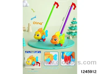 Push fish in OPP bag