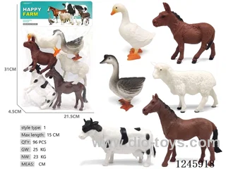 6-Piece Farm Animal Set