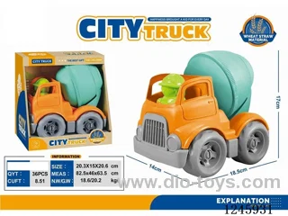 Straw Educational Building Blocks Vehicle