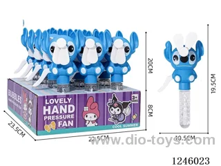 Stitch fan + bubble stick