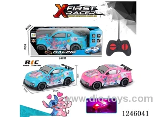 1:20 Stitch PVC RC car not included battery 2 colors