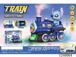 B/O universal train W L/M/spray not included battery(Stitch)