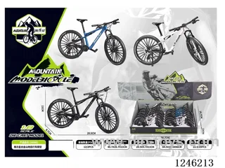 1:10 Alloy Mountain Bike 12PCS, 3 Colours Mixed - free wheel