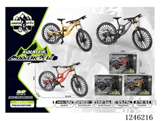 1:10 Alloy Mountain Bike, 3 Colours Mixed - free wheel