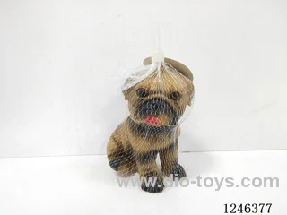 Rubber-moulded Barking Poodle