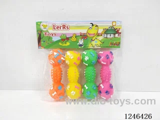 Rubber-moulded Pet Dumbbell Stick