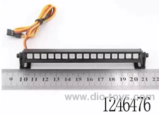 Metal 16LED colored roof light strip for 1/10RC climbing car SCX10 Traxxas TRX-4 accessories