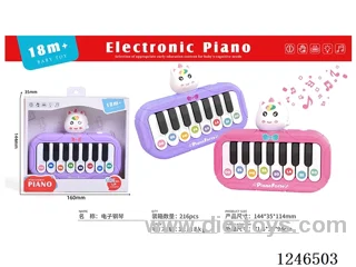 Early Learning Electronic Keyboard Pegasus Unicorn English Version (not included battery) 2-Colour Mix
