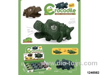 friction crocodile toys (12pcs in one display box)