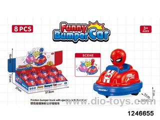 Inertial spiderman bumper car