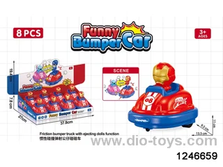 Inertial ironman bumper car