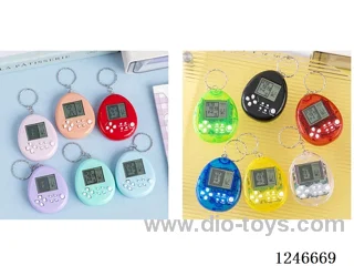 Tetris game console 12colors included battery