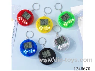 Tetris game console 6colors included battery