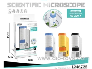 Handheld Microscope 60X-200X in included battery