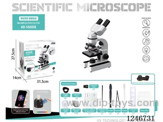 Professional Microscope Metal Objective Lens - Mobile Caliper 40X-1600X included battery