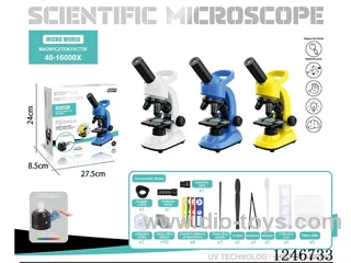 Professional Microscope 40X-16000X included battery