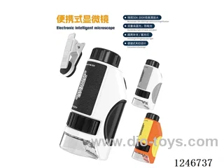 Handheld Microscope + Mobile Phone Holder 50X-300X included battery