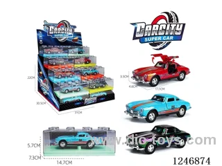 1:36 pull back alloy car 32PCS 3 colors mixed