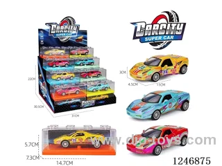 1:36 pull back alloy car 32PCS 3 colors mixed