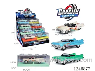 1:36 pull back alloy car 32PCS 3 colors mixed