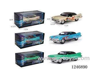 1:36 pull back alloy car 3 colors mixed