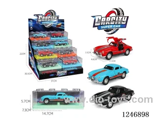 1:36 pull back alloy car 32PCS 3 colors mixed